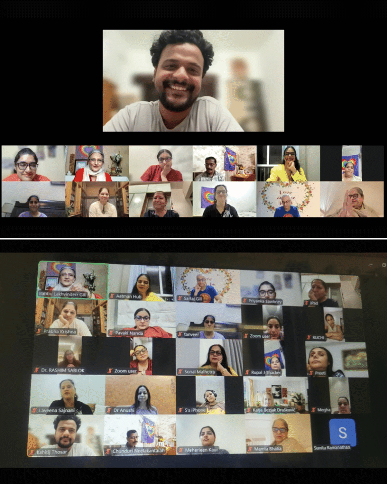 online zoom session